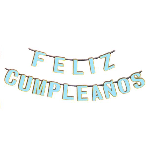 BANNER F.C. CELESTE 2 MTS
