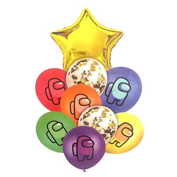 Globo Mylar As 9 Piezas