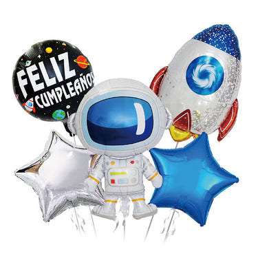 Globo Mylar Espacial 5 Piezas