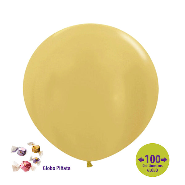 GLOBO PIÑATA R40 AMARILLO