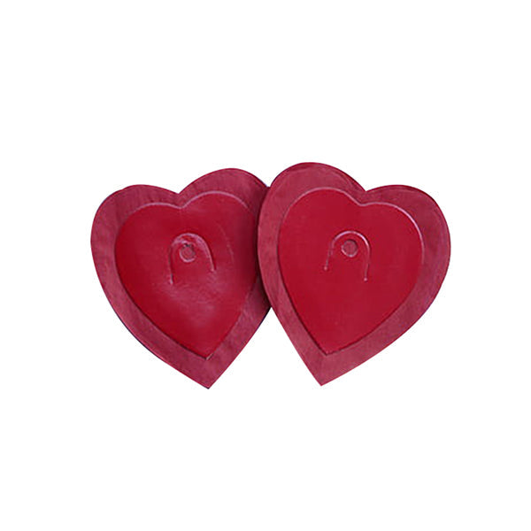 GUIRNALDA CORAZON ROJO 8.5 X 8.5 CMS   2 UNIDADES