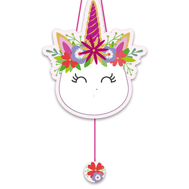 Piñata Plana 3D Unicornio