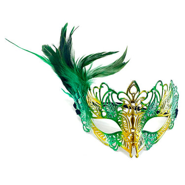 Antifaz Veneciano Calado Pluma