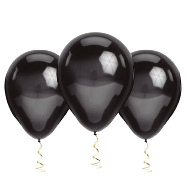 Globo 09 M.G. Cromo Negro 25 Unidades