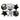 Globo Mylar Esqueleto 5 Piezas