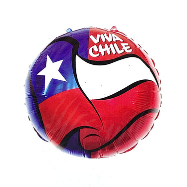 Globo Metalico 18" Viva Chile