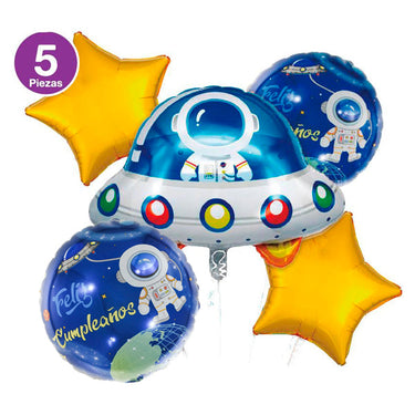 Globo Mylar Ovni 5 Piezas