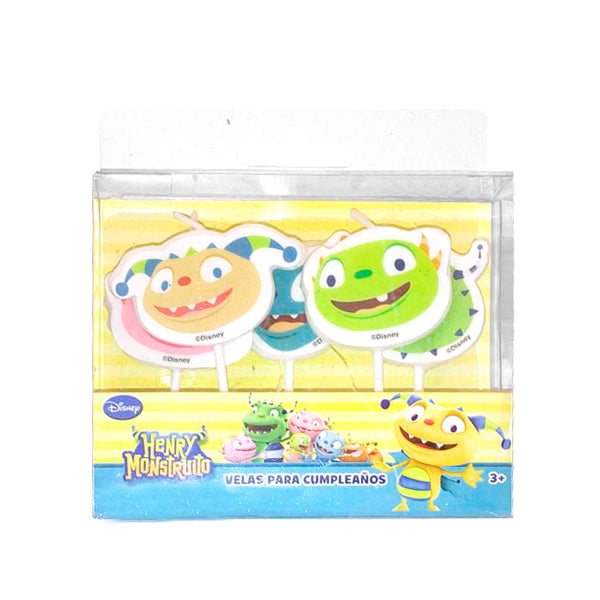VELA PERSONAJES HENRY EL MONSTRUITO X 5