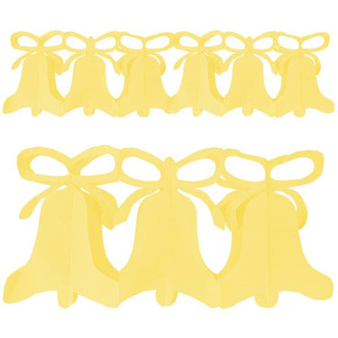 Guirnalda Campana Amarillo 2Mts