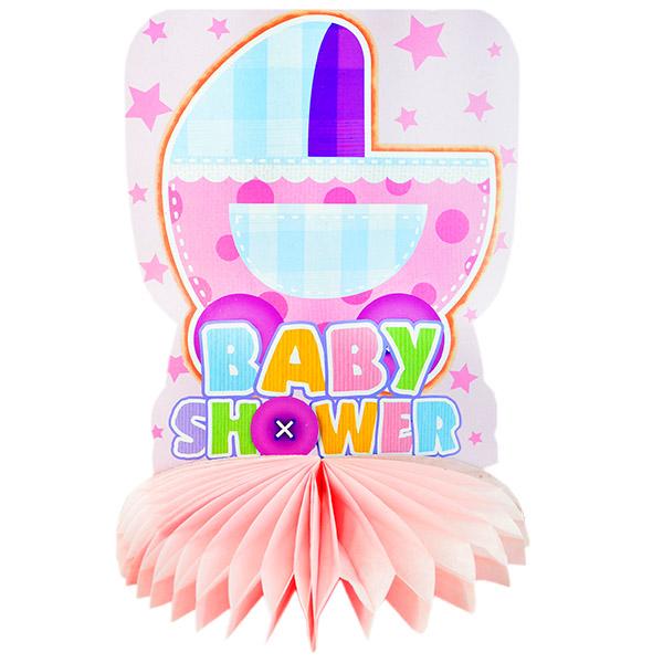 Decoración Centro de Mesa Baby Shower Baby Shower y más - Cotillón