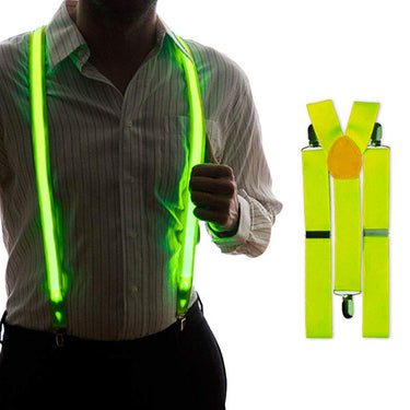 Suspensores Neon Liso Amarillo