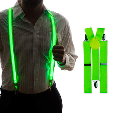 Suspensores Neon Liso Verde Lima
