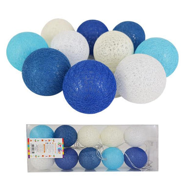 Decoracion Bola Algodon Decoracion Mix Celeste