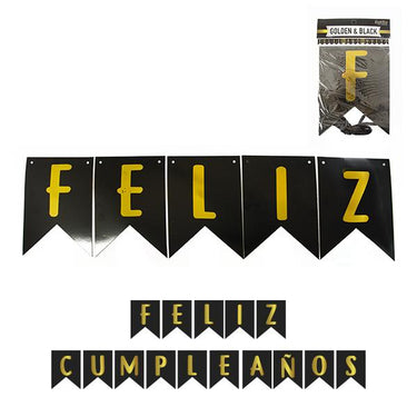 Guirnalda F.C Gold Black