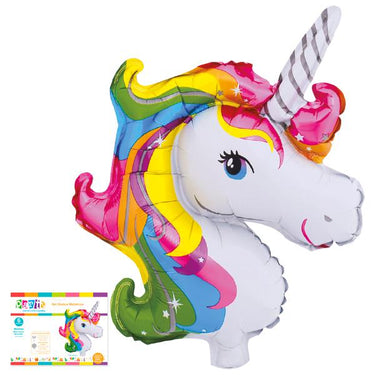 Set Globos Metalizados 6 Unicornios