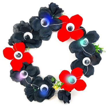 Corona Puerta Led Ojos