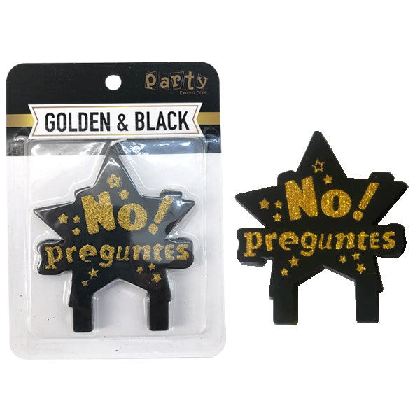 VELA ESTRELLA "NO PREGUNTES" GOLDEN BLACK