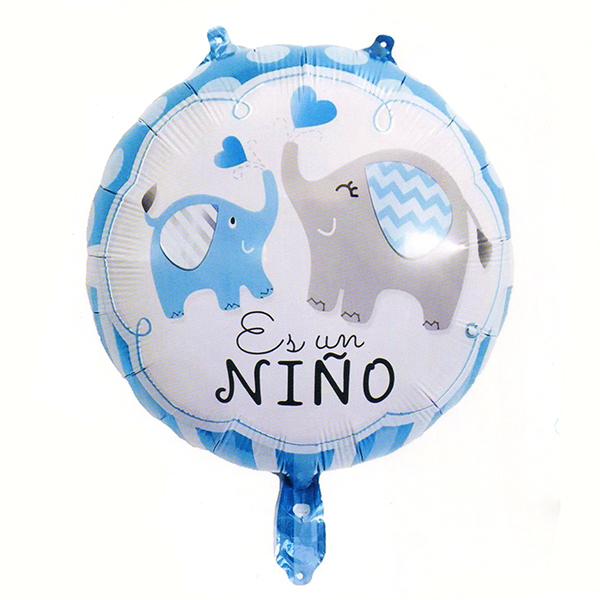 GLOBO MYLAR 18" REDONDO ES NIÑO