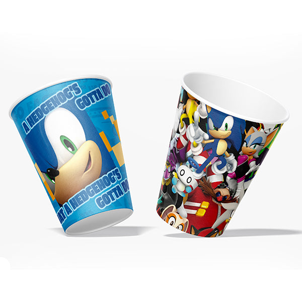 VASO POLIPAPEL SONIC   6 UNIDADES