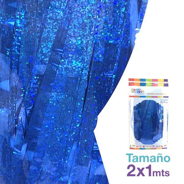 Cortina Metalica Holografica Colores