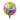Globo Mylar Red. 18" Te Quiero Mama Flores Acuarela