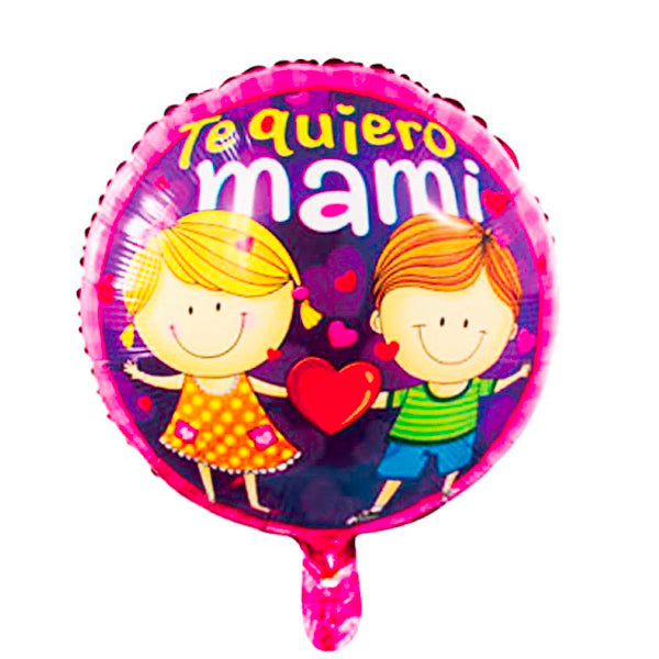 GLOBO MYLAR RED 18" TE QUIERO MAMI