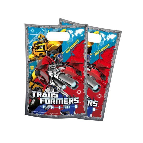 BOLSA DE DULCE TRANSFORMERS   6 UNIDADES